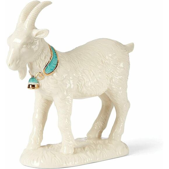 Lenox Other - NEW Lenox First Blessing Nativity Goat Porcelain Figurine In Box W/ COA